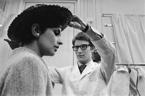 Timeline of Yves Saint Laurent Fashion Career .